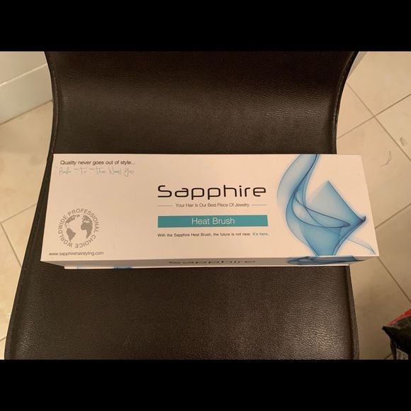 Sapphire Heat Brush Salon Hair Straightener! - Picture 3 of 5